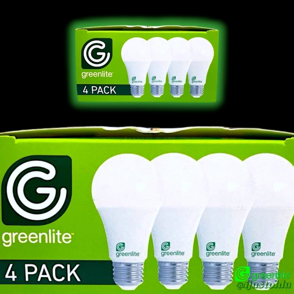 Greenlite Four 4pack's of 9W A19 60W Equivalent LED Bright White Household Bulbs - Picture 13 of 16